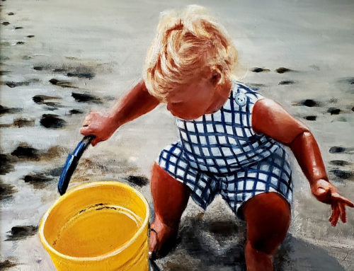 Baby with Bucket